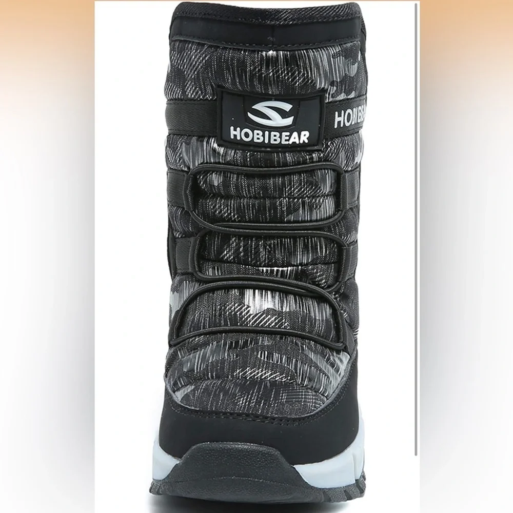 GUBARUN Boys Snow Boots Winter Waterproof Slip Resistant 4.5/ 393